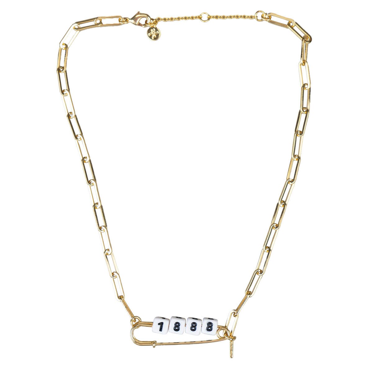 1888 Safety Pin Necklace